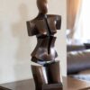 Купити статую «Архітектура Душі» з матової бронзи | Інтер'єрна скульптура Архипенко стиль, 42 см