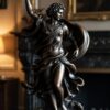 Купити статую «Дух Бурі» з матової бронзи | Інтер'єрна скульптура П'єтро Браччі стиль, 95 см