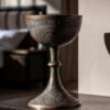 Купити скульптуру Священний Грааль з матової бронзи – Чаша Вічності 35 см