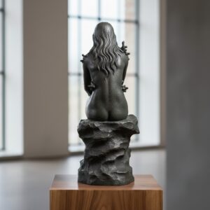 Купити бронзову скульптуру «Шепіт Сирени» — інтер'єрна статуя Кікі Сміт стиль, 105 см