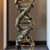 Купити бронзову скульптуру «Генетична Спіраль» | Аналог DNA Tower Чихулі, 18 см